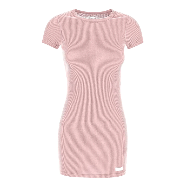 Short Sleeve Crewneck Dress