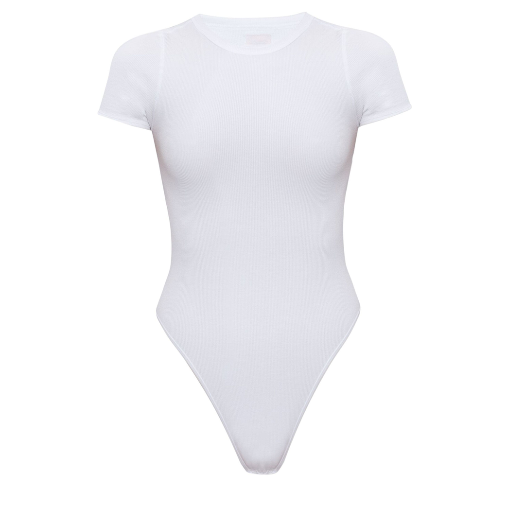 BodywearbyAlexanderWang_CottonRibTeeBodysuit_White