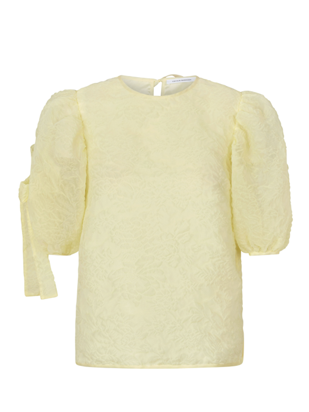      CECILIE_BAHNSEN_Fanchette_Top_Posy_Matelasse_Yellow