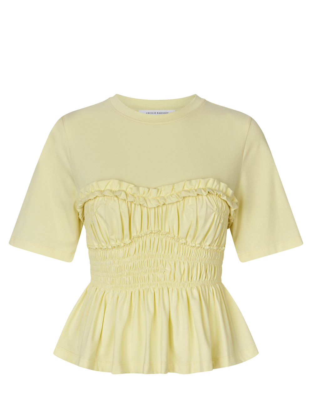 CECILIE_BAHNSEN_Vilde_Top_Jersey-Yellow