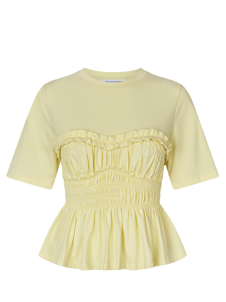 CECILIE_BAHNSEN_Vilde_Top_Jersey-Yellow