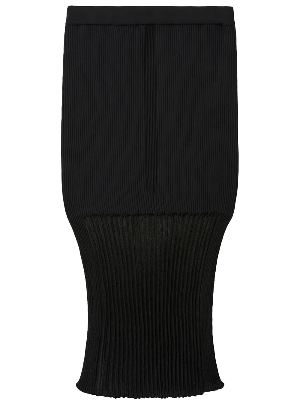 CFCL-Fluted-Lucent-Tight-Skirt-Black-2