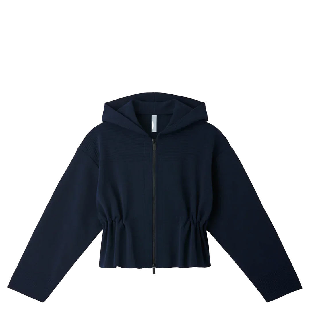 Milan Cropped Hoodie Jacket