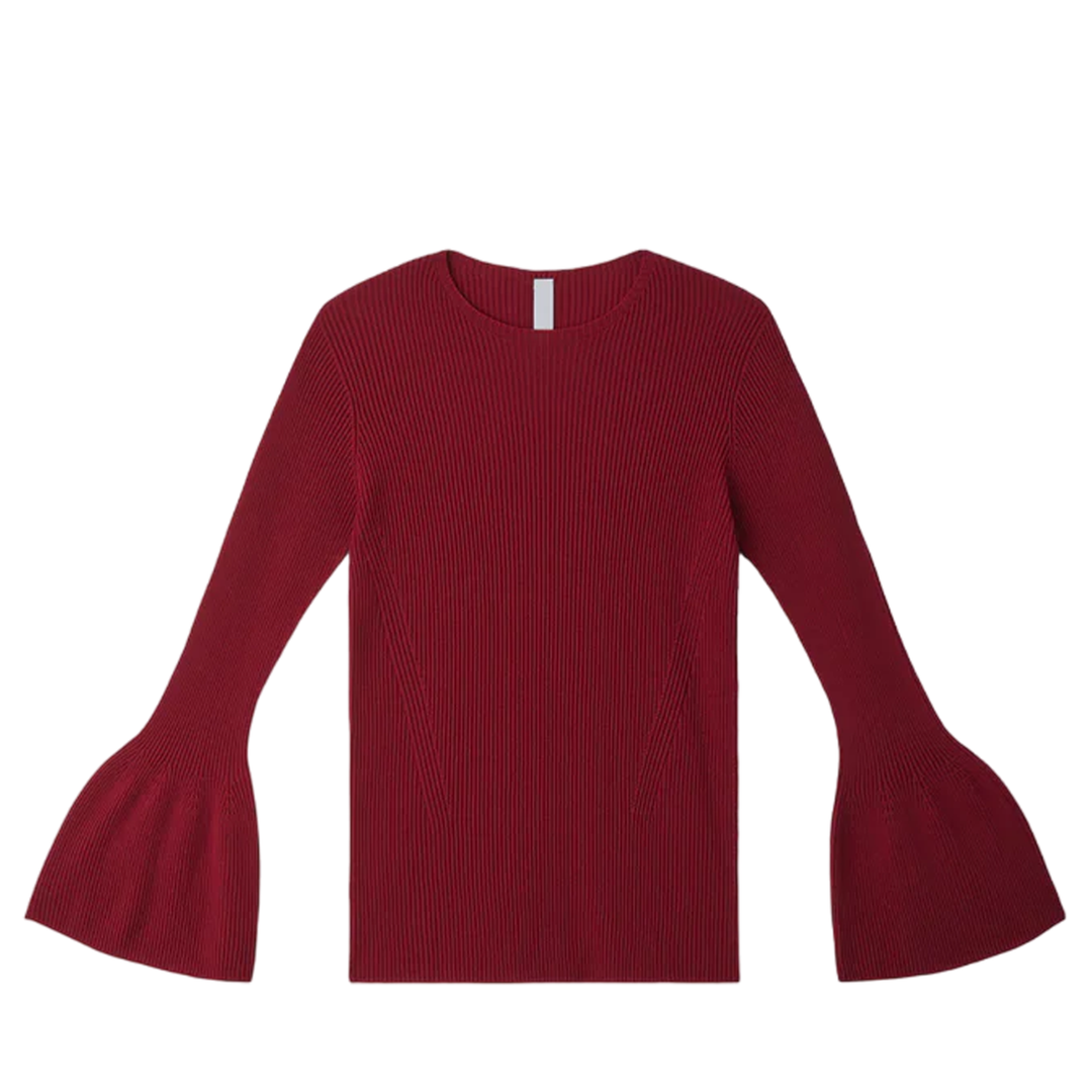 CFCL_SoftPortraitBellSleeveTop_Red