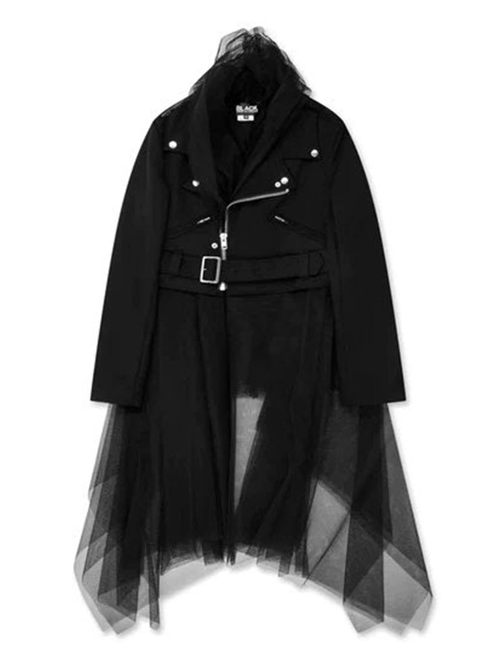 COMME-des-GARCONS-BLACK-Wool-Thick-Gabardine-Tulle-Jacket-Black-1