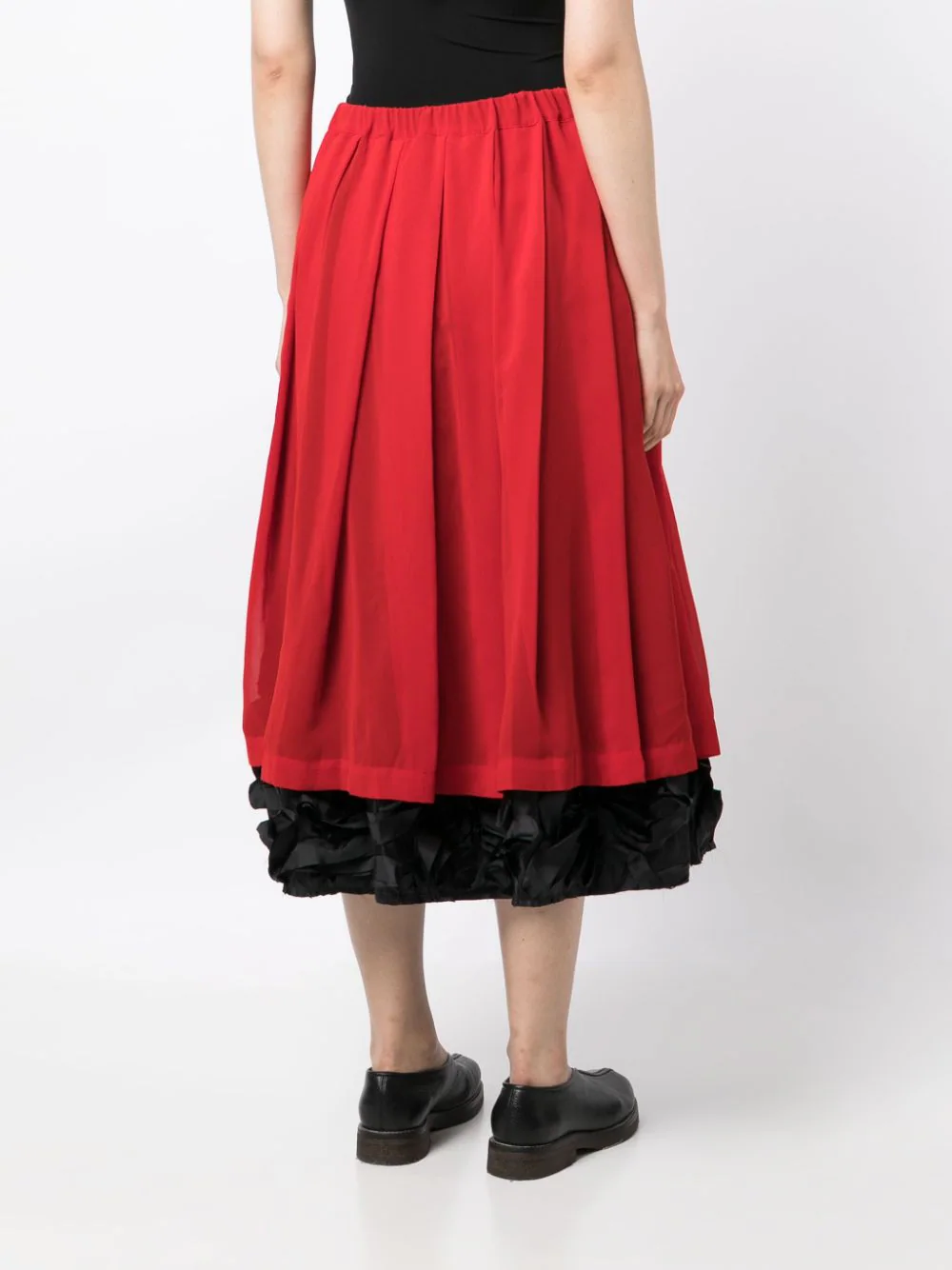 COMME-des-GARCONS-COMME-des-GARCONS-Pleated-Skirt-Red-4