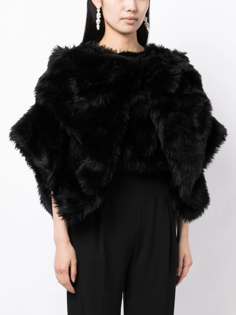 COMME-des-GARCONS-Double-Layer-Fur-Jacket-Black-3