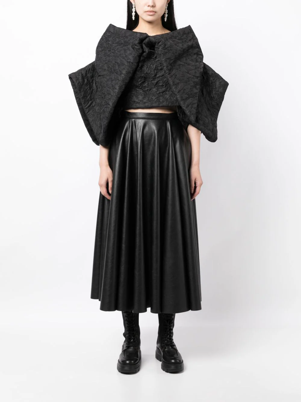 Comme des garcons quilted jacket black clearance