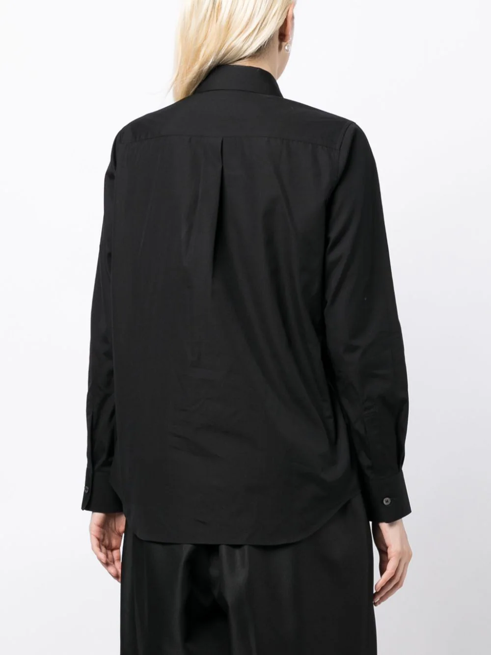 COMME-des-GARCONS-Folded-Front-Shirt-Black-4