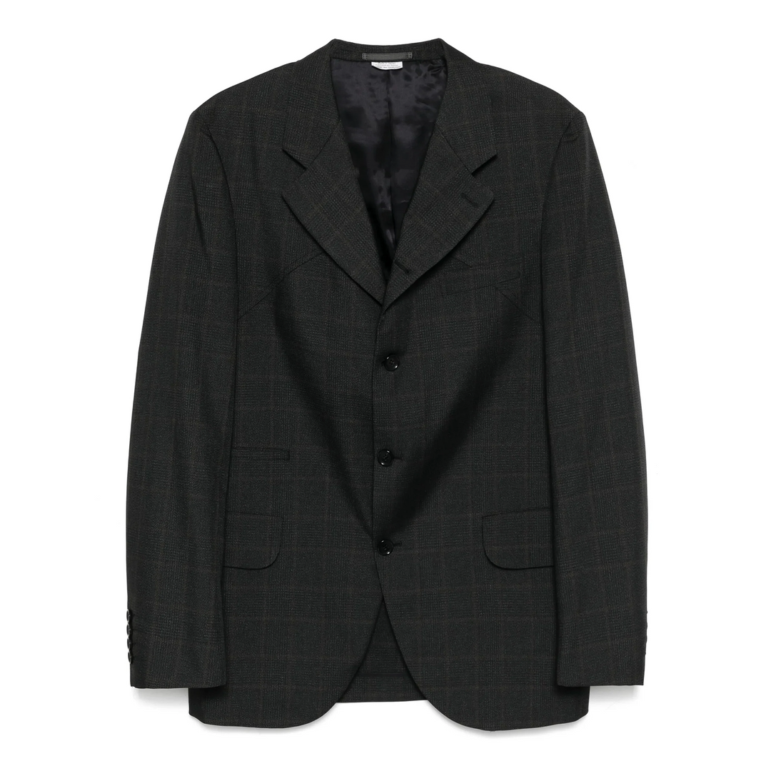 Irregular Glen Check Windowpane Jacket