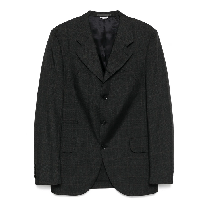 Irregular Glen Check Windowpane Jacket