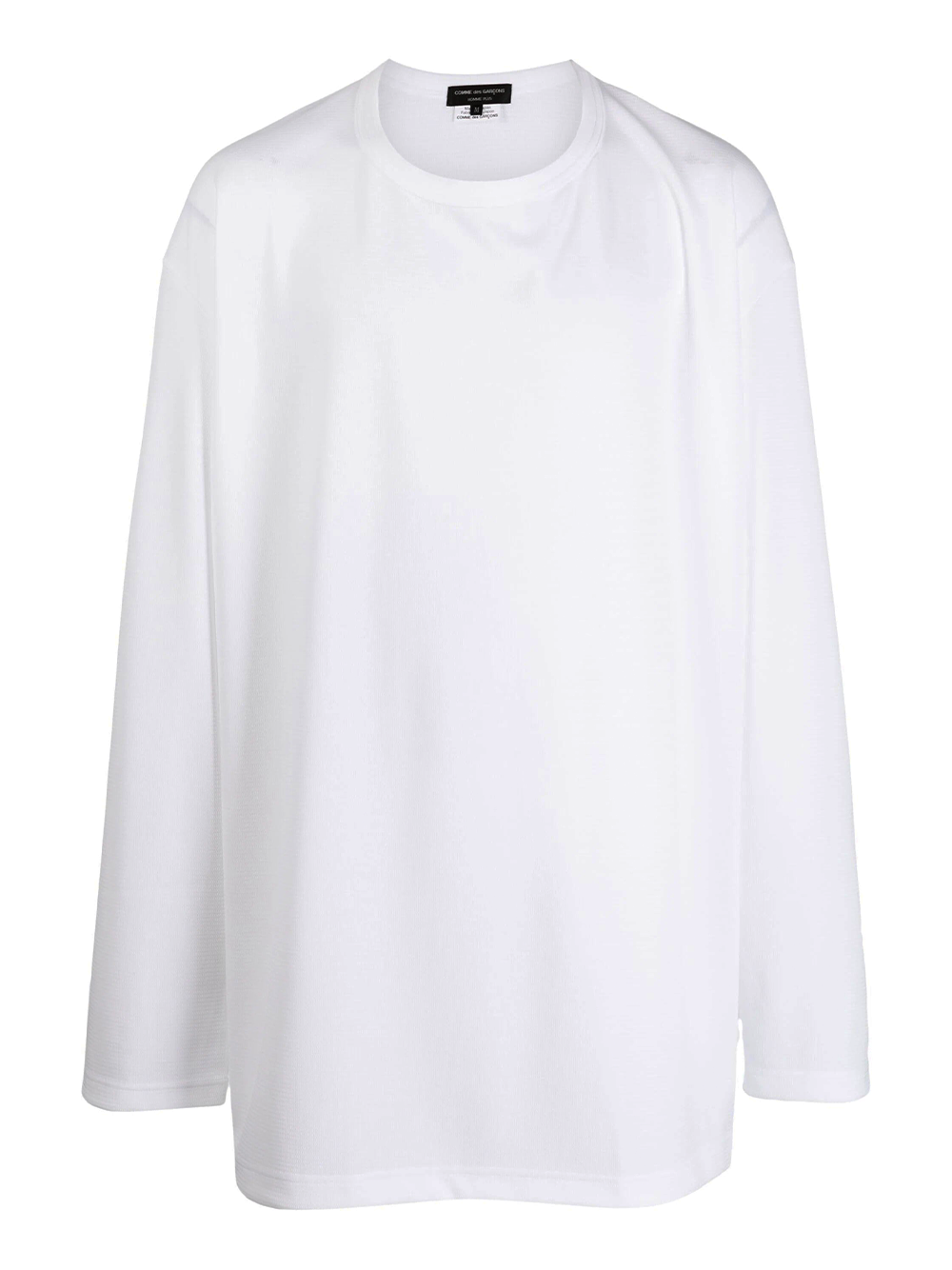 COMME des GARCONS HOMME PLUS Double Layer T-Shirt White 1