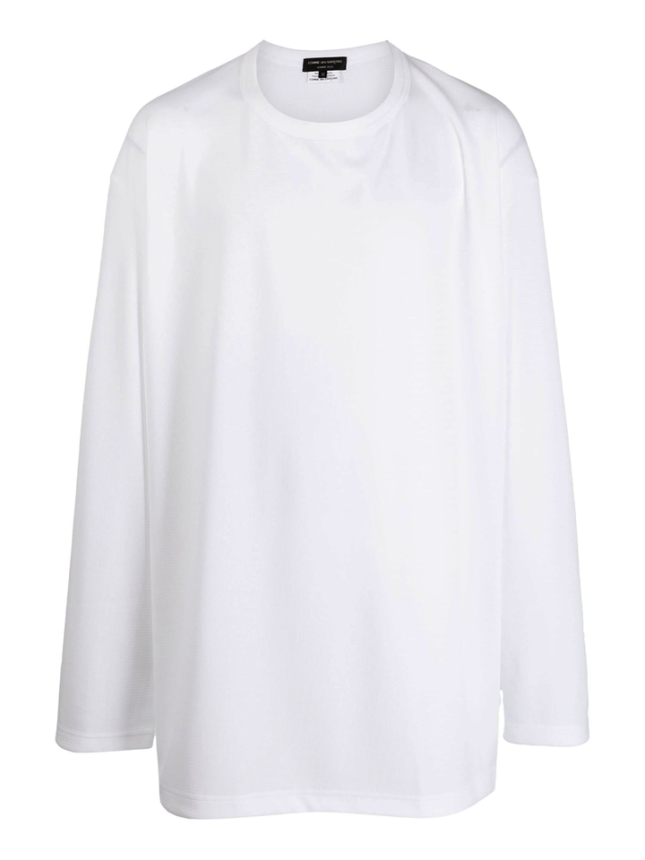 COMME des GARCONS HOMME PLUS Double Layer T-Shirt White 1