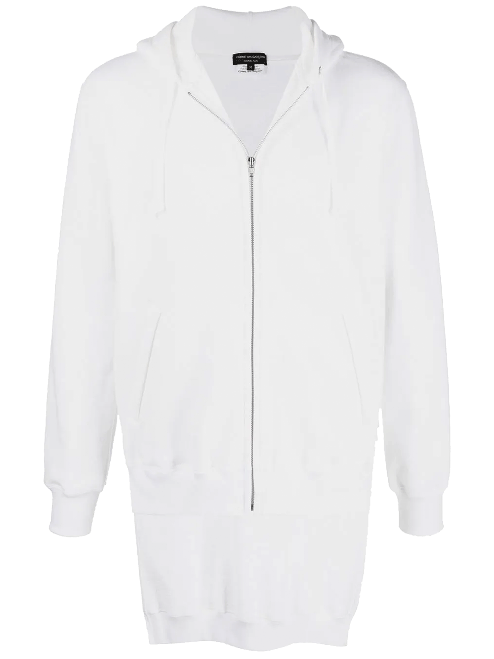 COMME des GARCONS HOMME PLUS Skull Graphic Zip Up Hoodie White 1