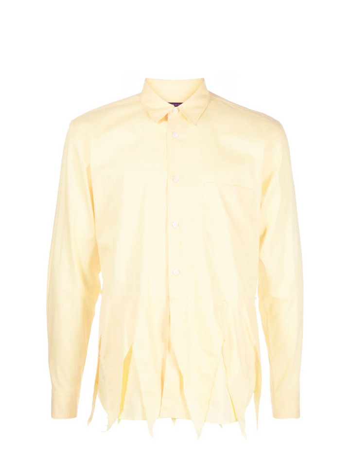 COMME des GARCONS HOMME PLUS Spikey Peplum Shirt Yellow 1