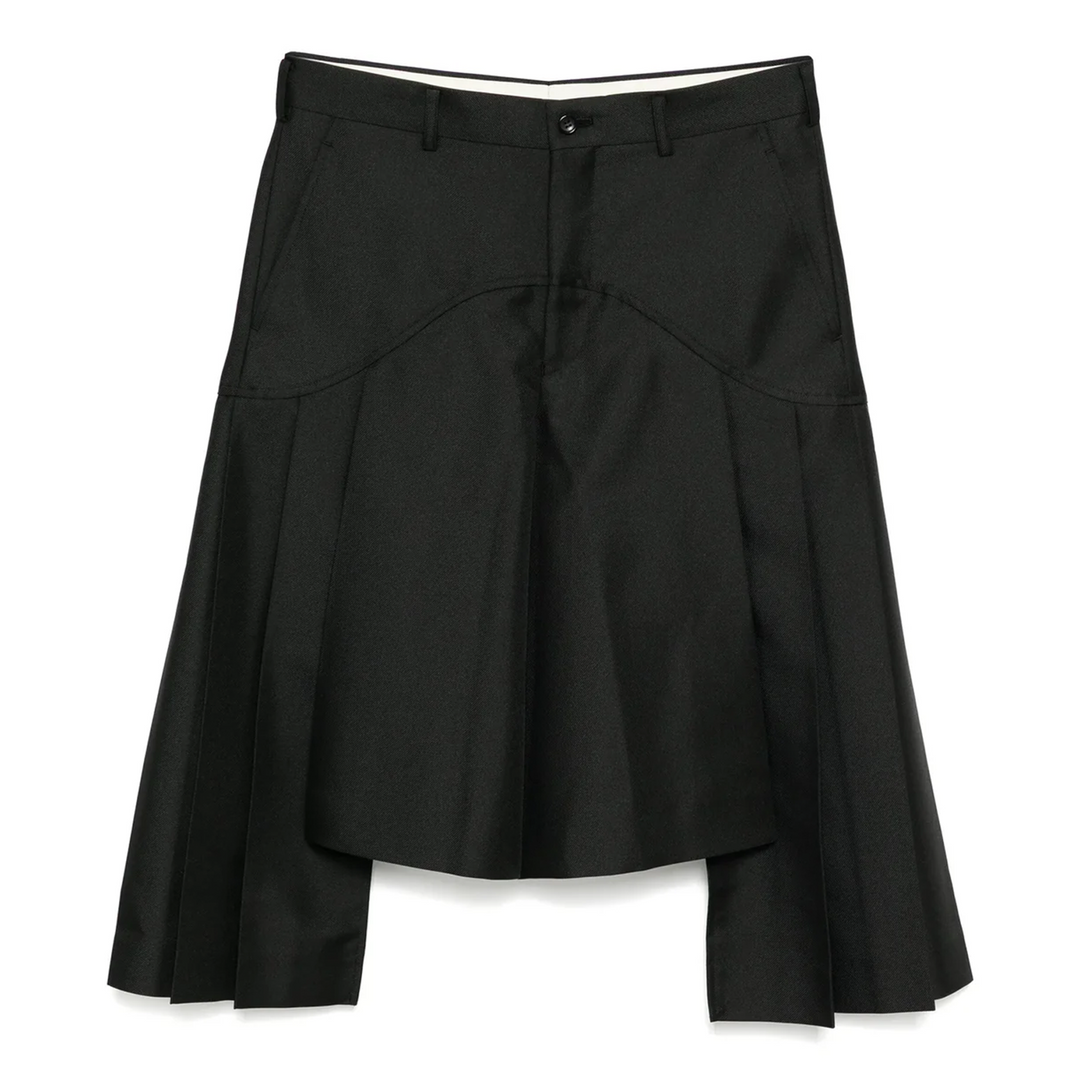 Wool Gabardine Medium Shorts