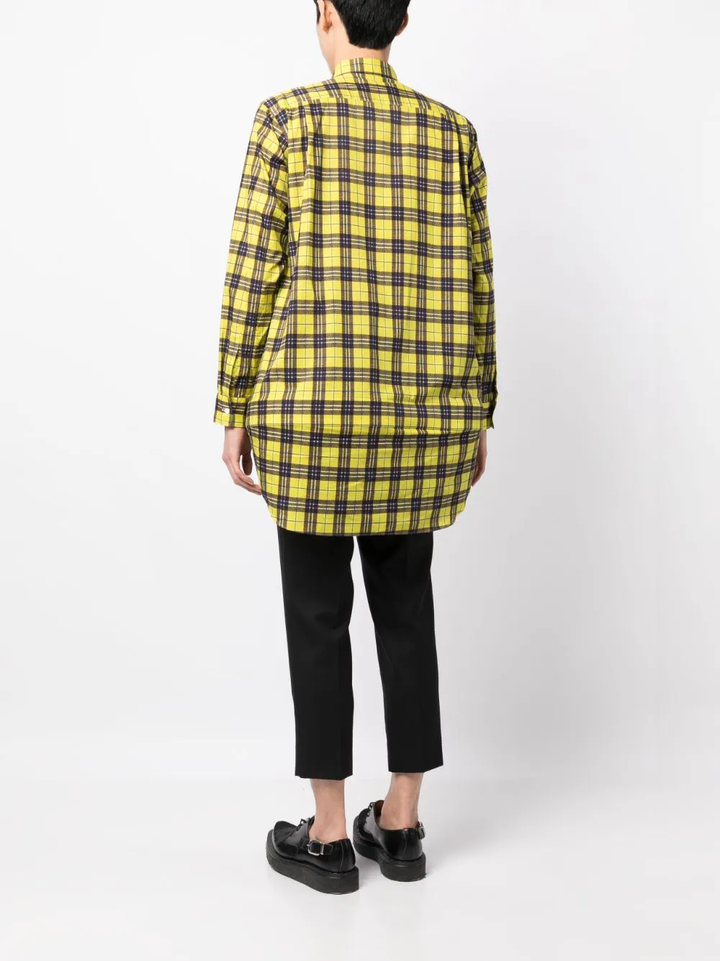 COMME-des-GARCONS-HOMME-PLUS-Yellow-Check -Shirt-Yellow-2