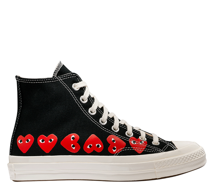 Converse Multi Red Heart High Top