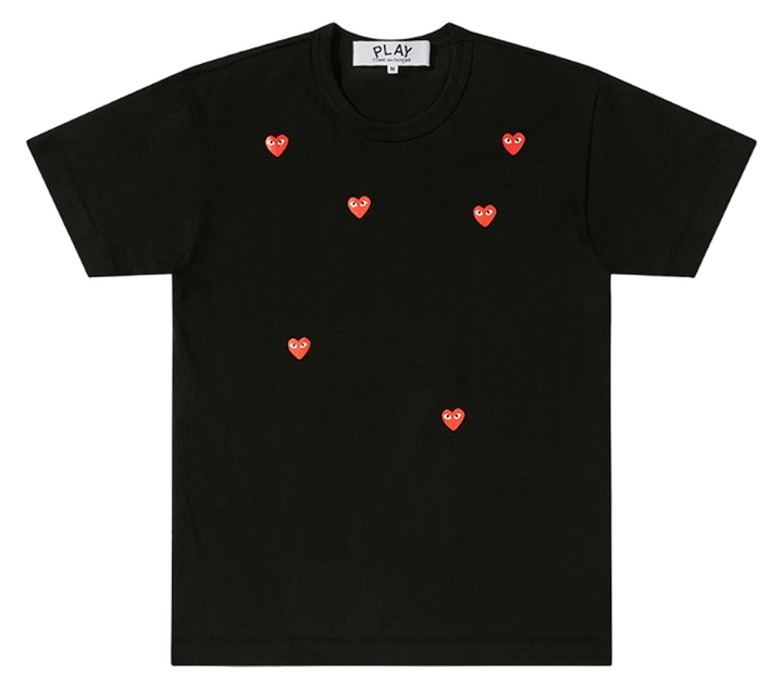 Multi Red Heart Logo T-Shirt Unisex