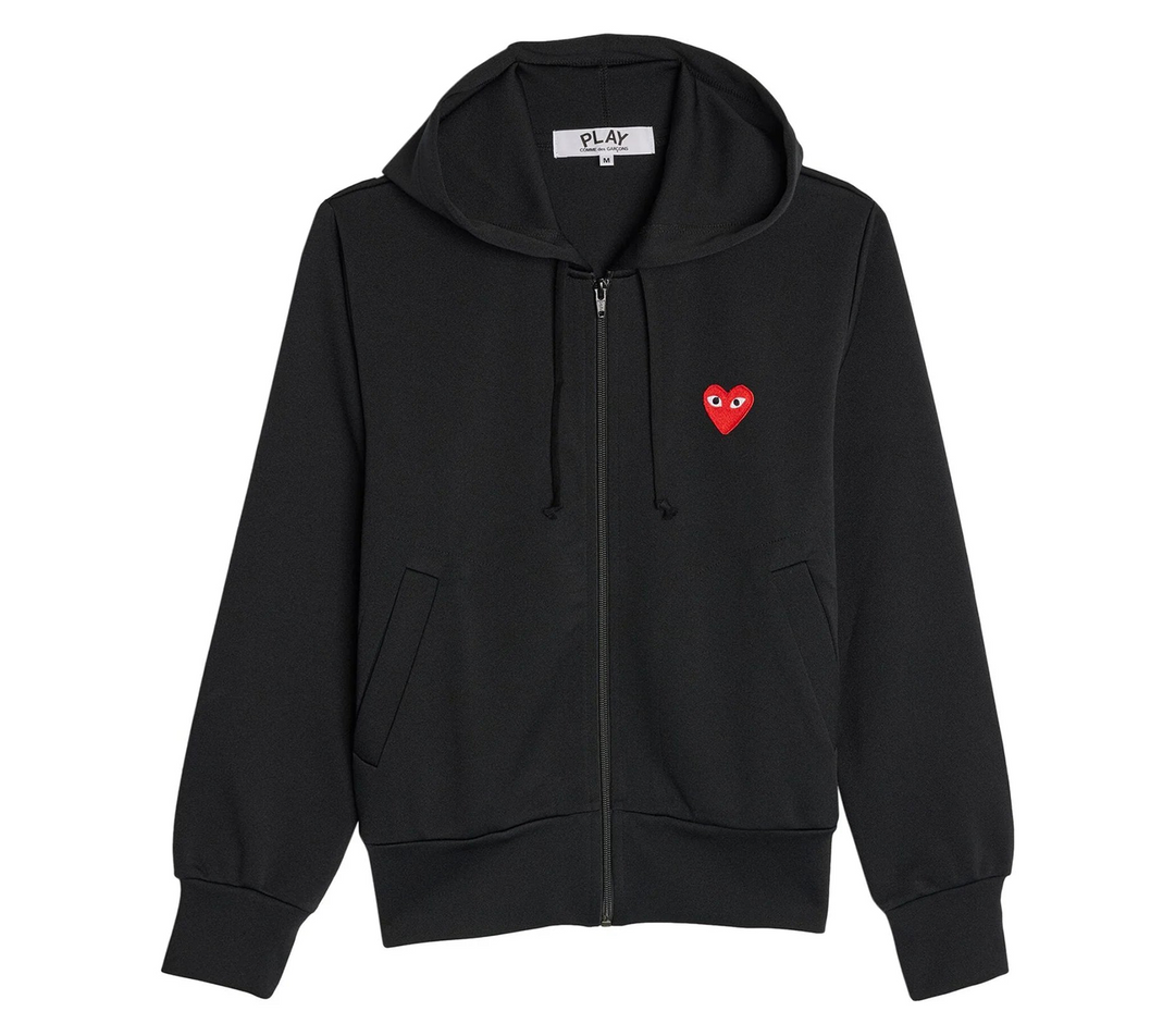 Red Emblem Hoodie Men