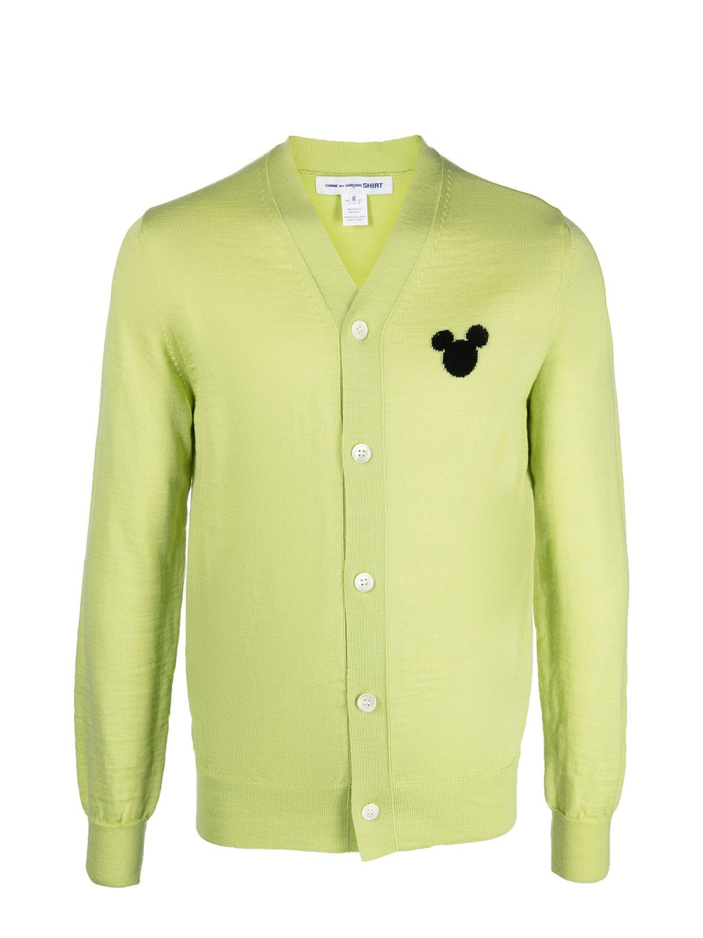 COMME des GARCONS SHIRT Knit Mickey Cardigan Green 1