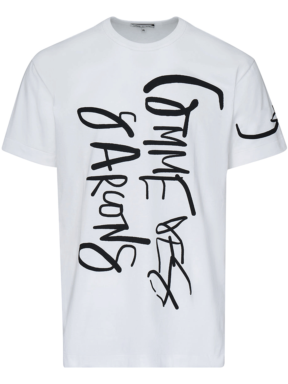 COMME-des-GARCONS-Short-Sleeve-Print-T-Shirt-White-1