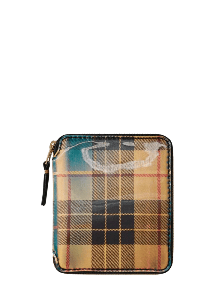 COMME-des-GARCONS-WALLET-Lenticular-Tartan-U-Zip-Wallet-Green-1