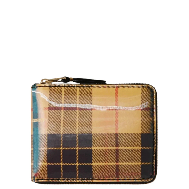 Lenticular Tartan U Zip Wallet