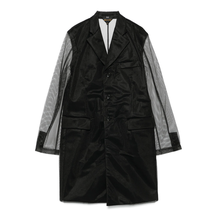Nylon Tulle X Wool Gabardine Jacket