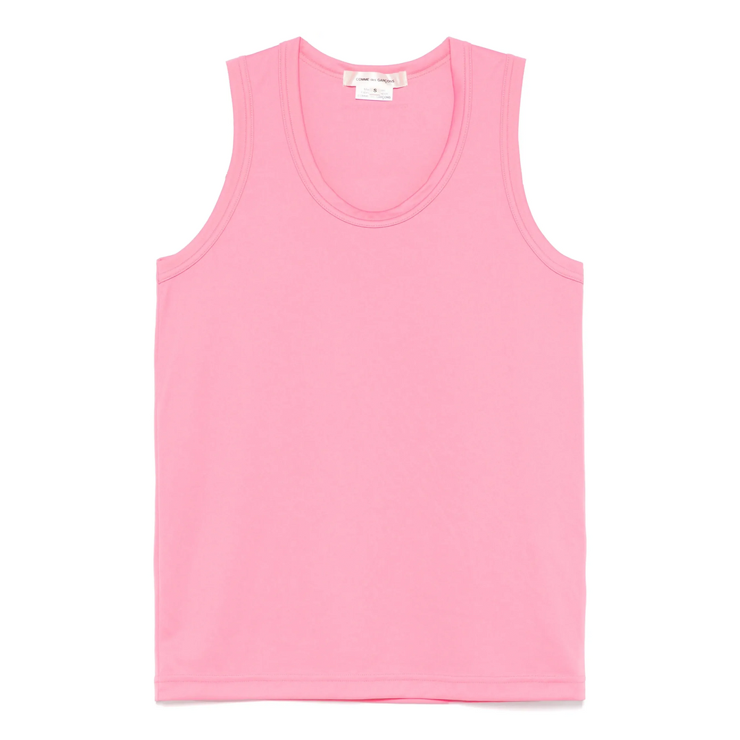 Polyester Smooth Back Logo Tank Top