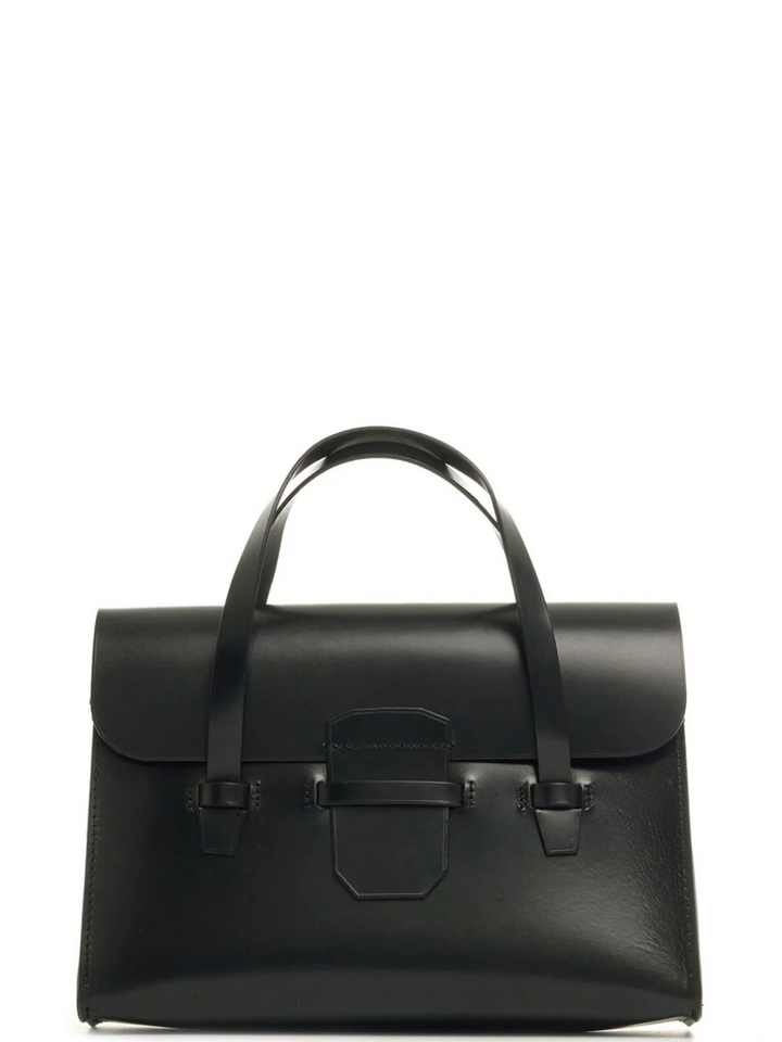 COMMEDESGARCONSCOMMEDESGARCONS_BridleLeatherBagSizeA-Black