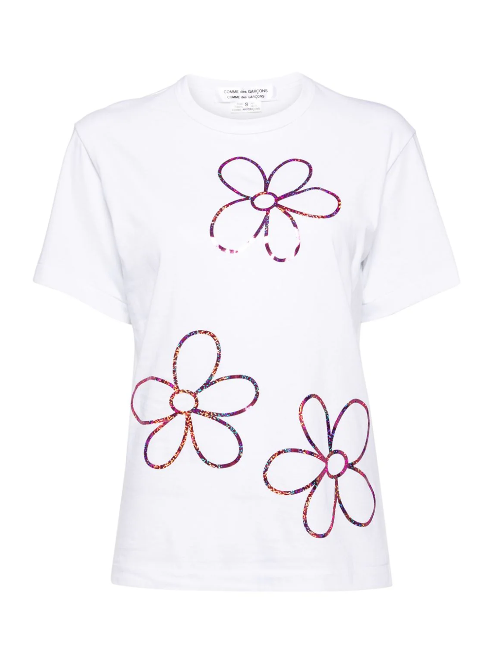 COMME_des_GARCONS_COMME_des_GARCONS_Cotton_Jersey_Hologram_Print_T-Shirt-White