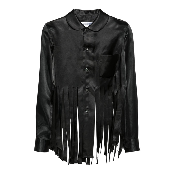 Club21 - COMME des GARCONS COMME des GARCONS - Fringe Blouse - BLOUSES - Black