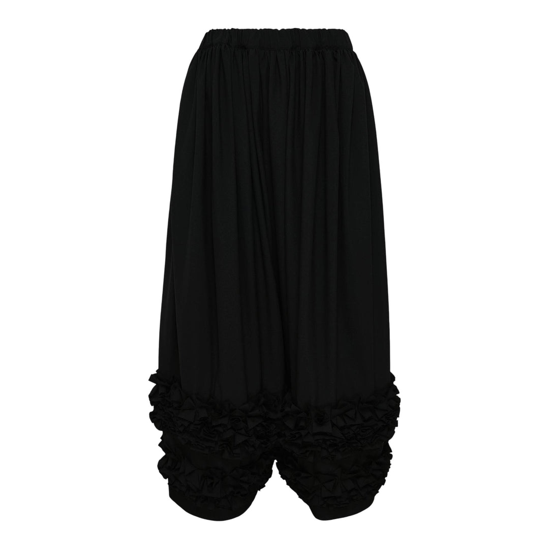 Club21 - COMME des GARCONS COMME des GARCONS - Gathered Hem Pants - PANTS - Black