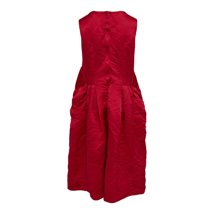 Club21 - COMME des GARCONS COMME des GARCONS - Large Bow Pinafore - WOVEN DRESSES - Red
