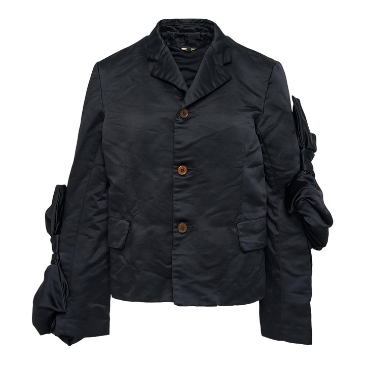 Club21 - COMME des GARCONS COMME des GARCONS - Ribbon Sleeve Jacket - JACKETS - Black