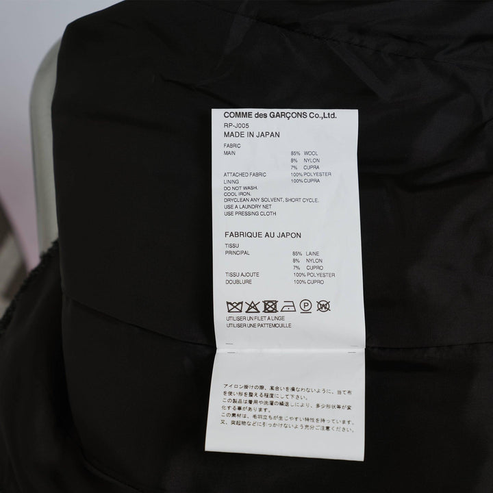 Club21 - COMME des GARCONS COMME des GARCONS - Shark Skin X Polyester Taffeta Coat - COATS - Black