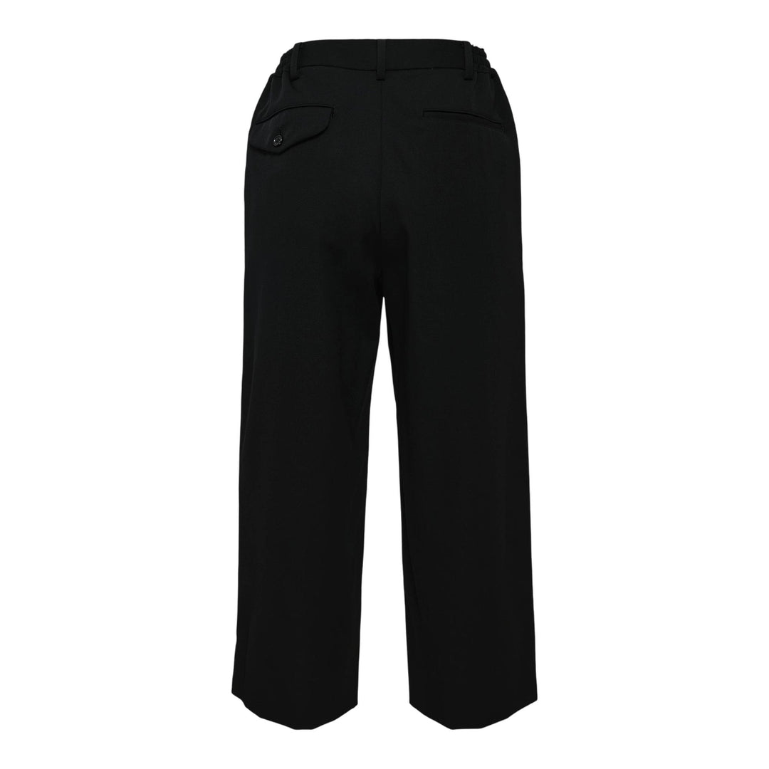 Club21 - COMME des GARCONS COMME des GARCONS - Wool Gabardine Straight Pants - PANTS - Black