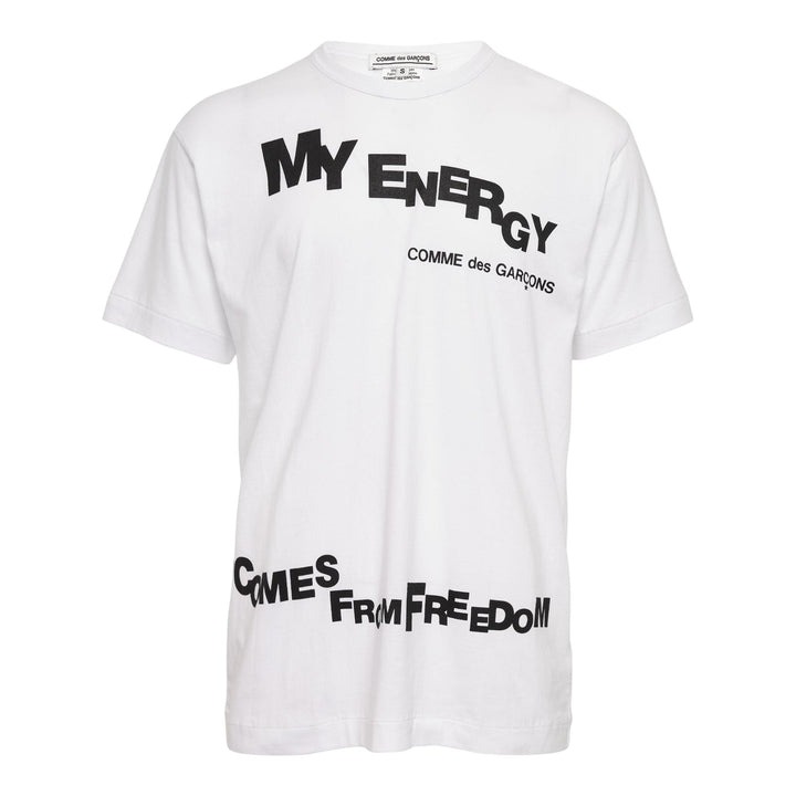 Club21 - COMME des GARCONS - Cotton Jersey Print 3 Pattern T-Shirt - TEES - White