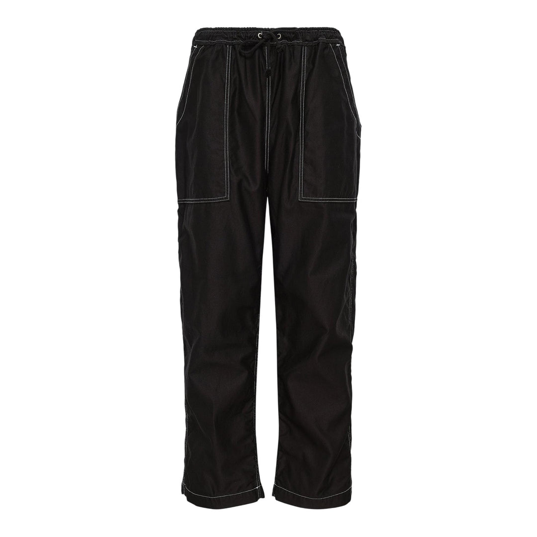 Club21 - COMME des GARCONS HOMME - Cotton Back Satin Garment Pants - PANTS - Black