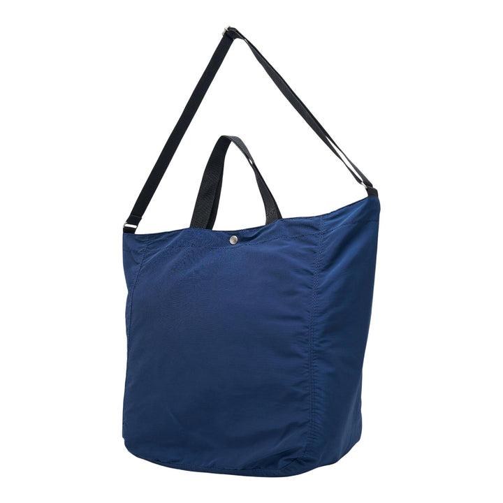 Club21 - COMME des GARCONS HOMME - Cotton Nylon Gros Grain Tote - TOTES - Navy