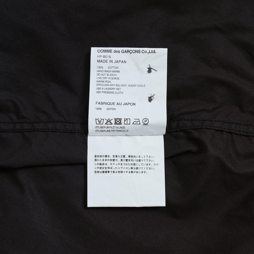 Club21 - COMME des GARCONS HOMME - Cotton Oxford Garment Washed Shirt - SHIRTS - Black