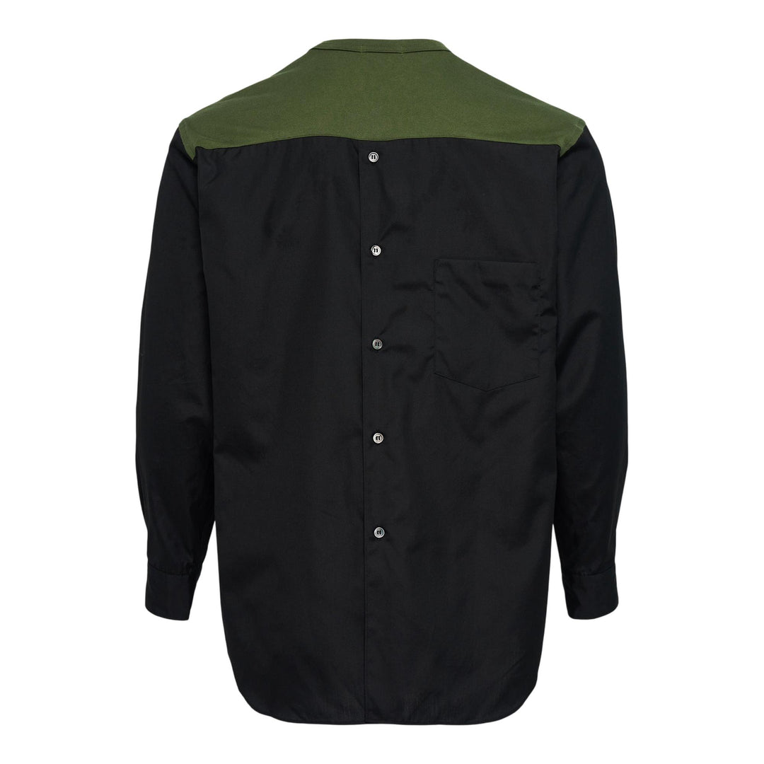 Club21 - COMME des GARCONS HOMME PLUS - Cotton Broad X Cotton Jersey Shirt - SHIRTS - Multi