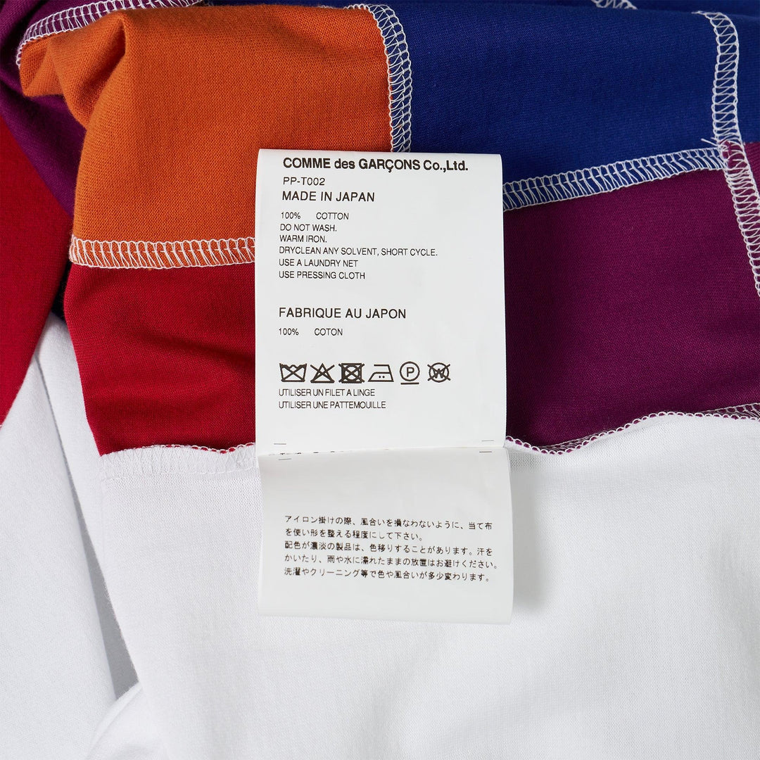 Club21 - COMME des GARCONS HOMME PLUS - Cotton Jersey Coloured T-Shirt - TEES - White
