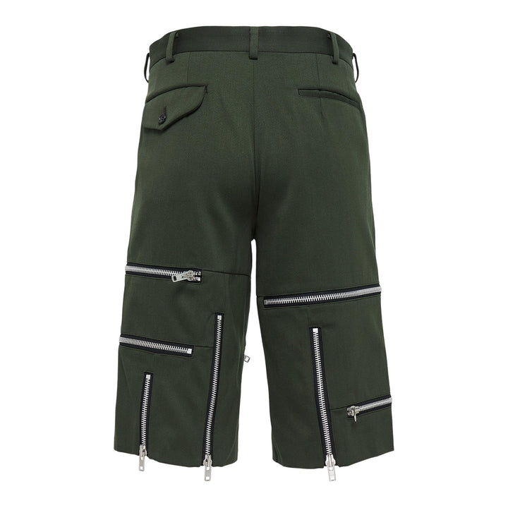 Club21 - COMME des GARCONS HOMME PLUS - Wool Cotton Back Satin Pants - SHORTS - Khaki