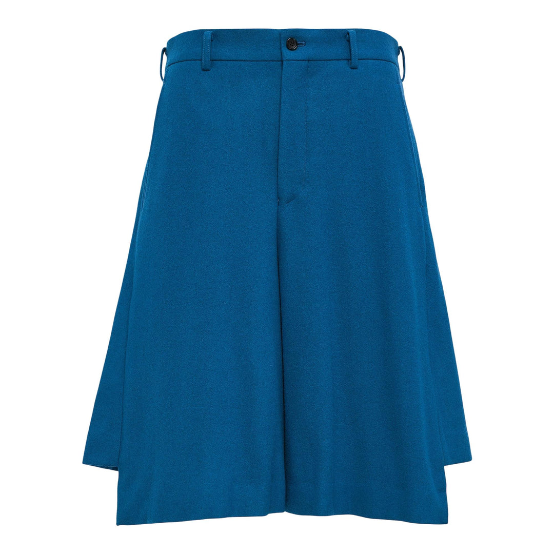 Club21 - COMME des GARCONS HOMME PLUS - Wool Flannel Pants - SHORTS - Blue
