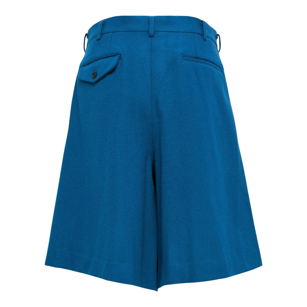 Club21 - COMME des GARCONS HOMME PLUS - Wool Flannel Pants - SHORTS - Blue
