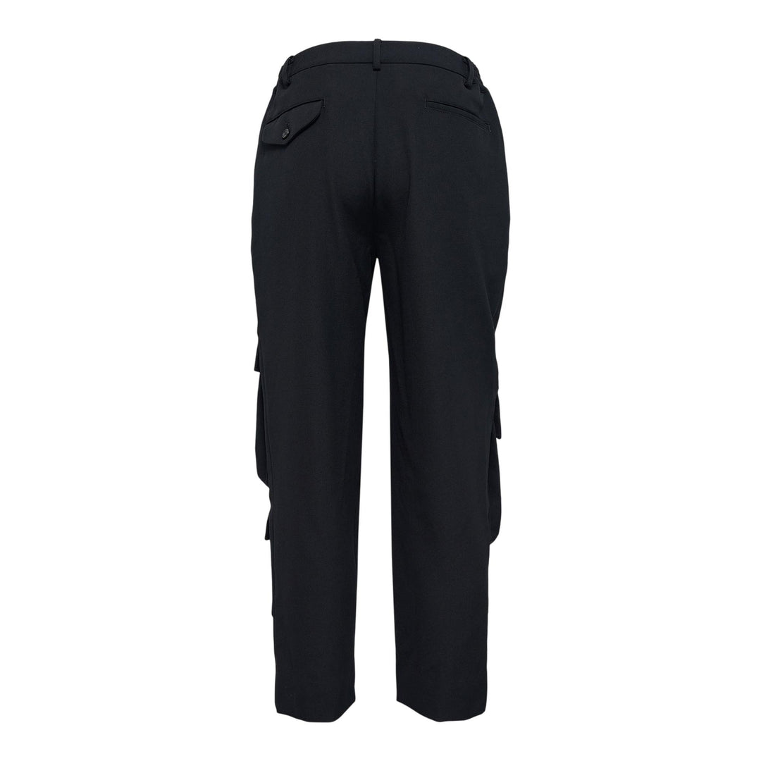 Club21 - COMME des GARCONS HOMME PLUS - Wool Gabardine Medium Pants - PANTS - Black