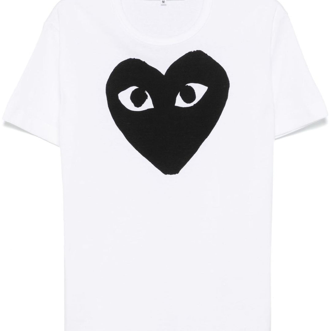 Club21 - COMME des GARCONS PLAY - Big Black Heart Tee Unisex - TEES - White