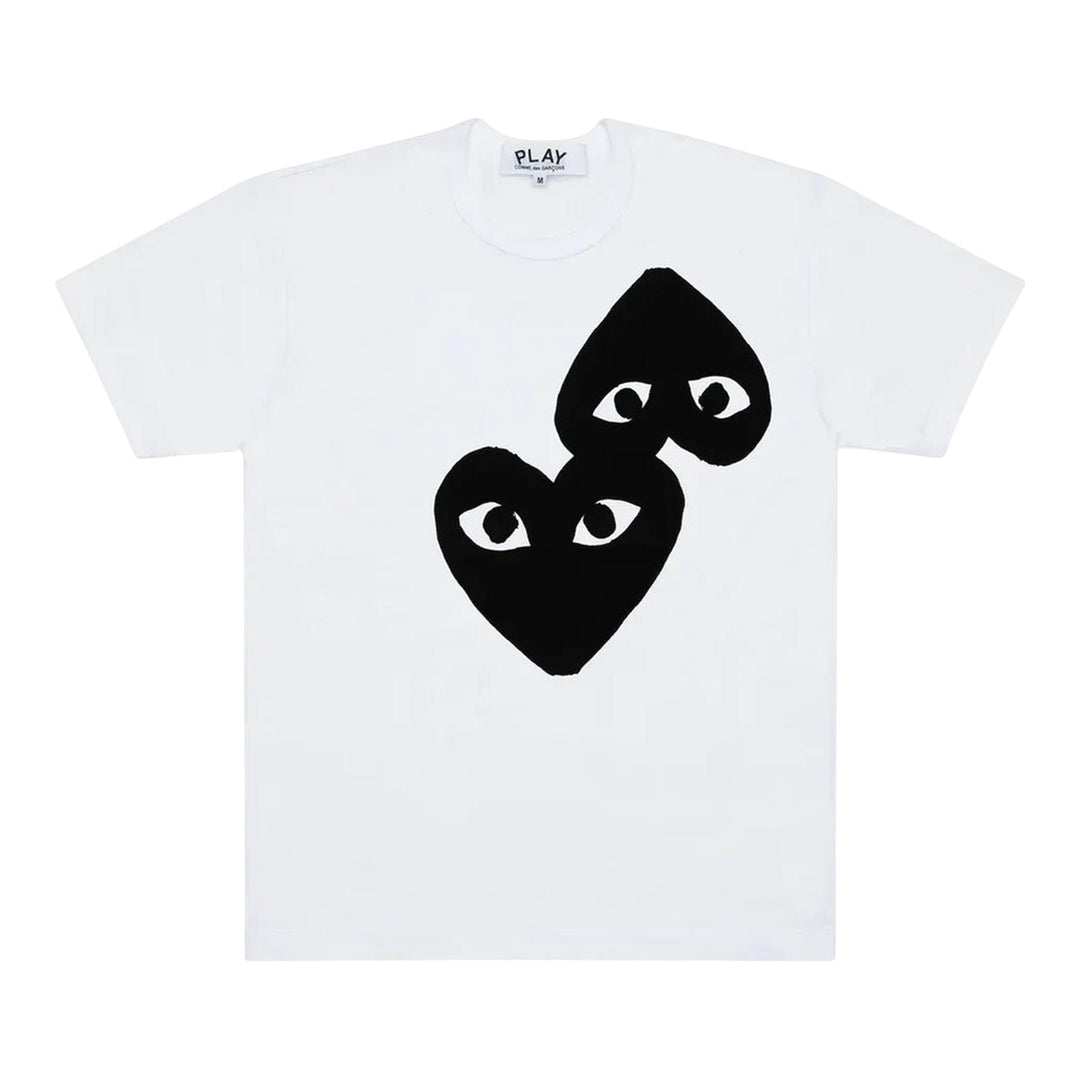 Club21 - COMME des GARCONS PLAY - Black Heart T-Shirt Unisex - TEES - White